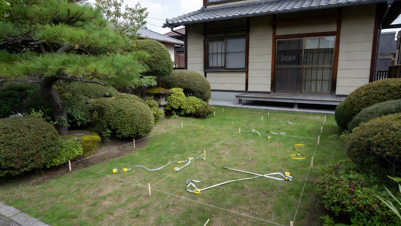 敷地の計測